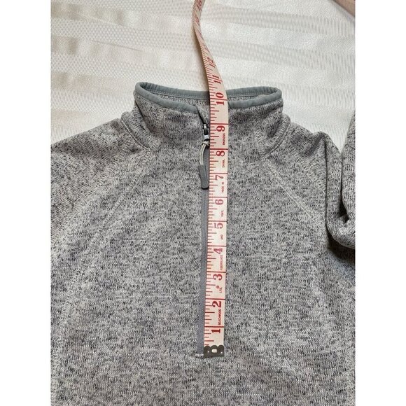 Eddie Bauer Women’s 1/4 Zip Pullover Sweater Fleece Sz M Gray EUC - Picture 13 of 16